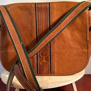 Principe Vintage Italian Leather Purse Crossbody Ballarin  Bag - Made in Italy